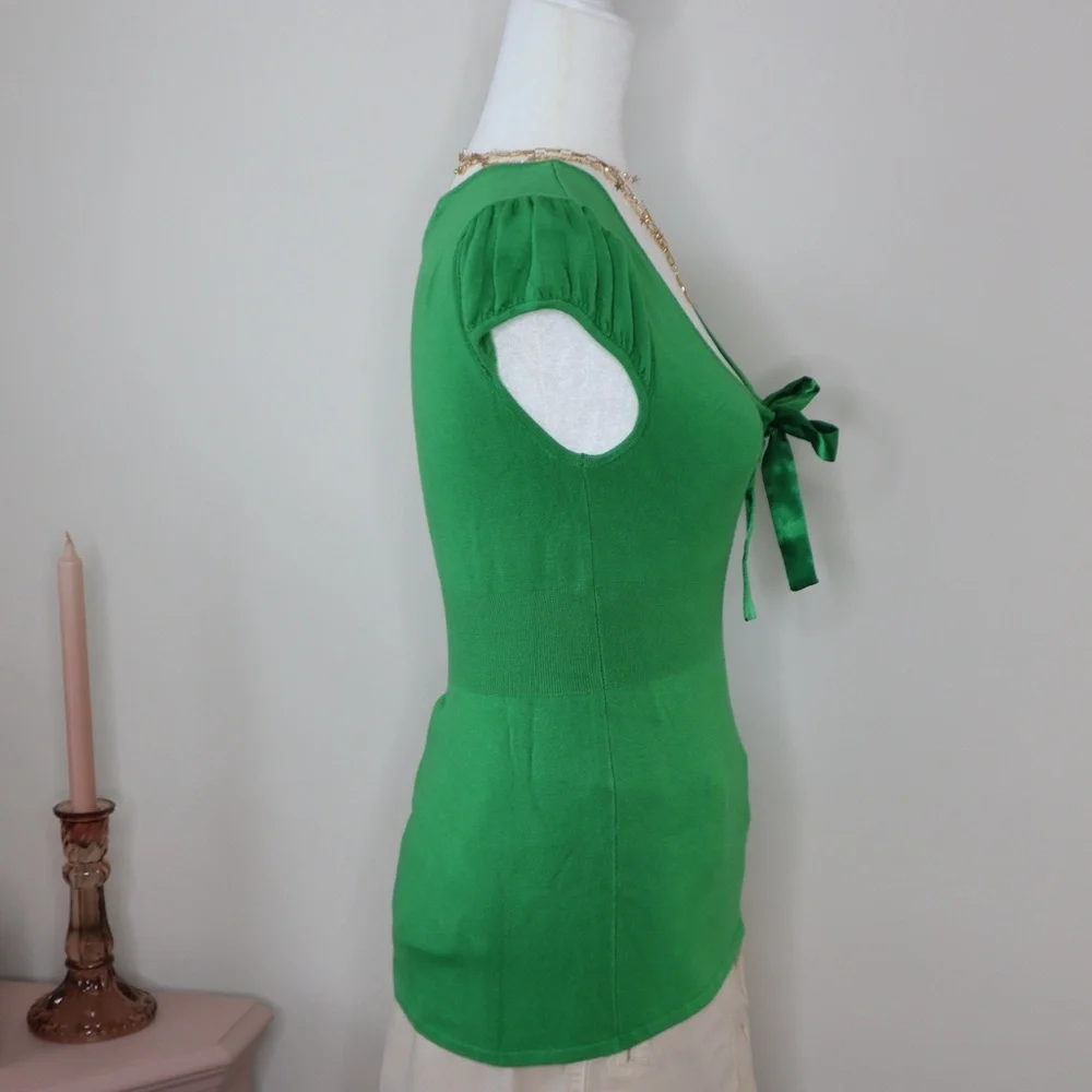 YANK (Brand) Baby Doll Top Y2K, Medium, Green - Picture 3 of 5